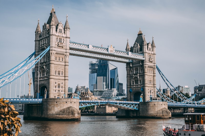 Tower Bridge with City of London skyline
